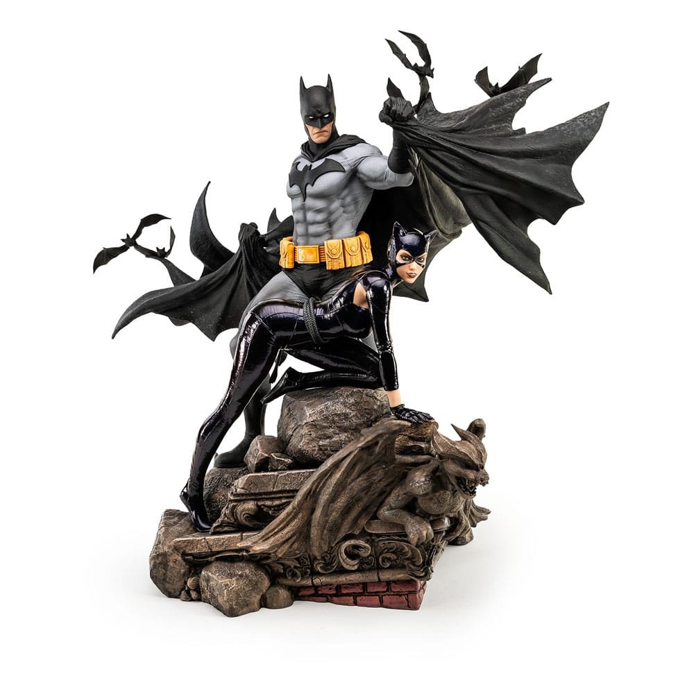 figurine batman & catwoman dc comics